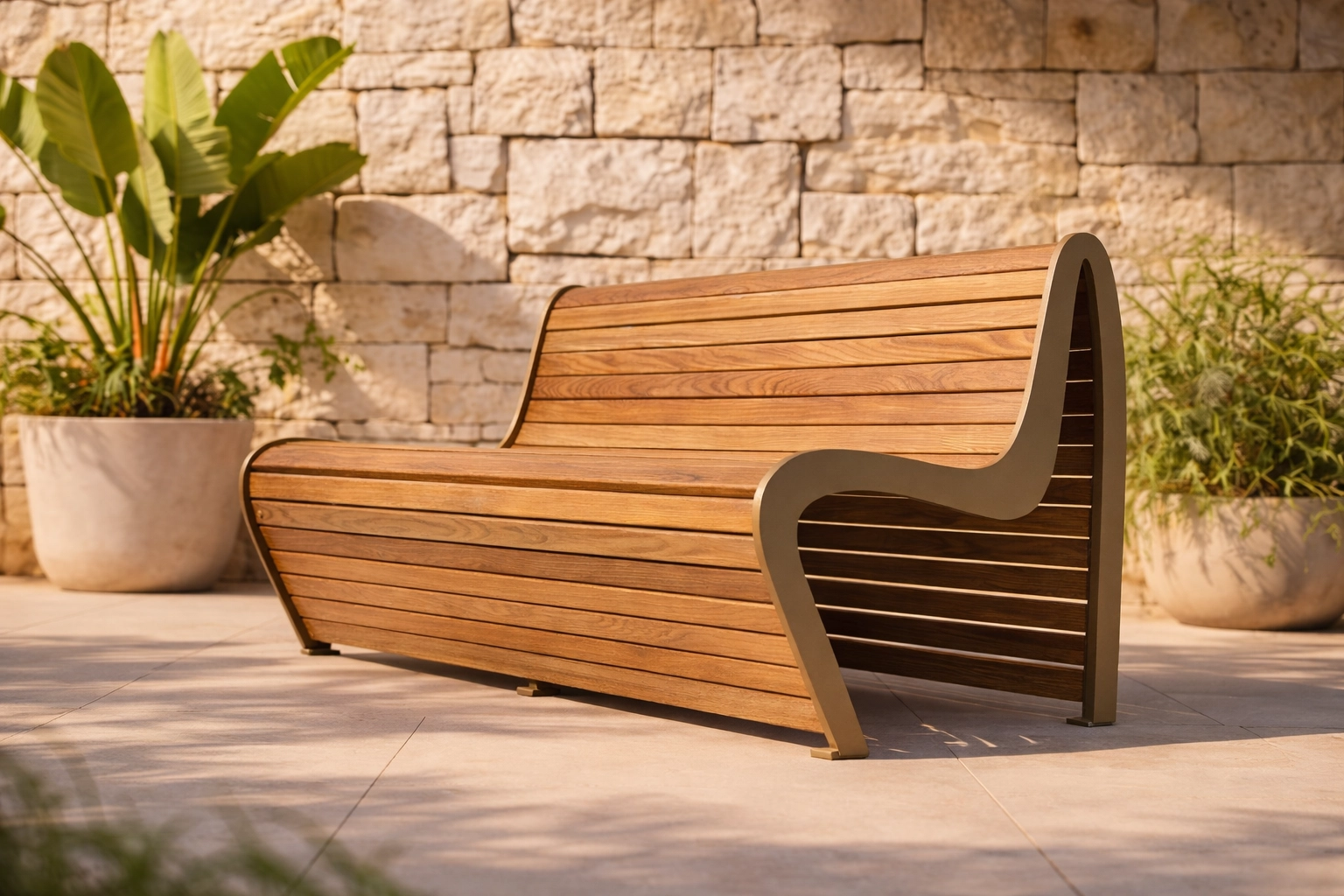 Banc en bois