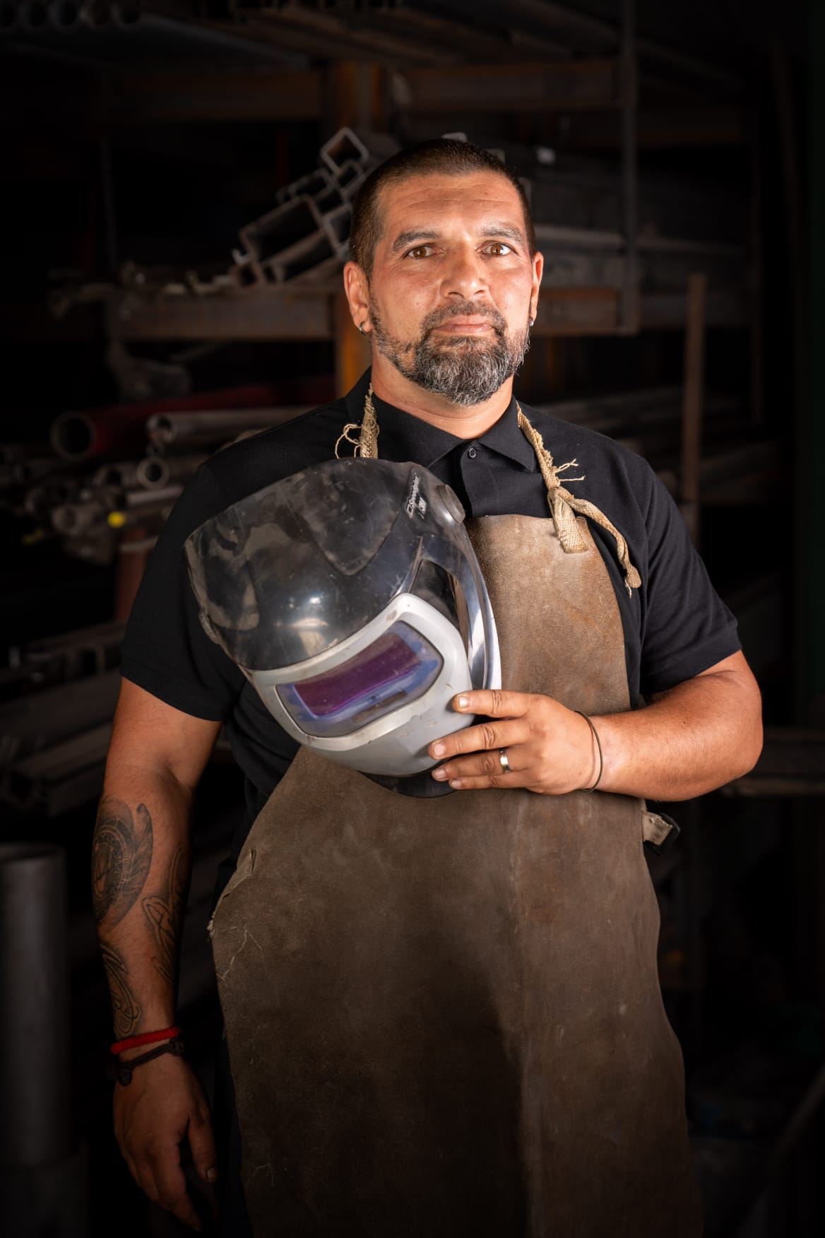 Stephane, chef d'atelier chaudronnier